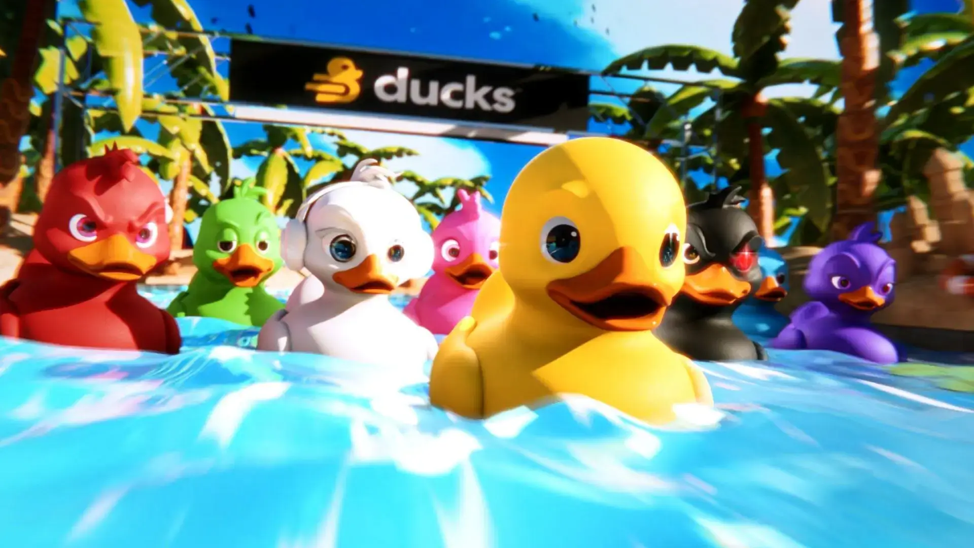 Duck Racing - Classic background