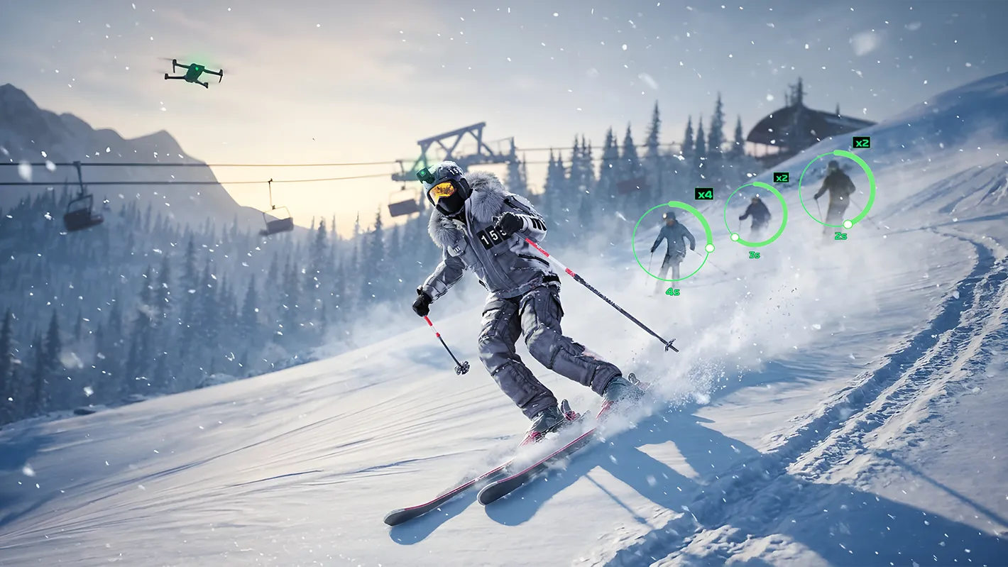 Snow Run - Classic background